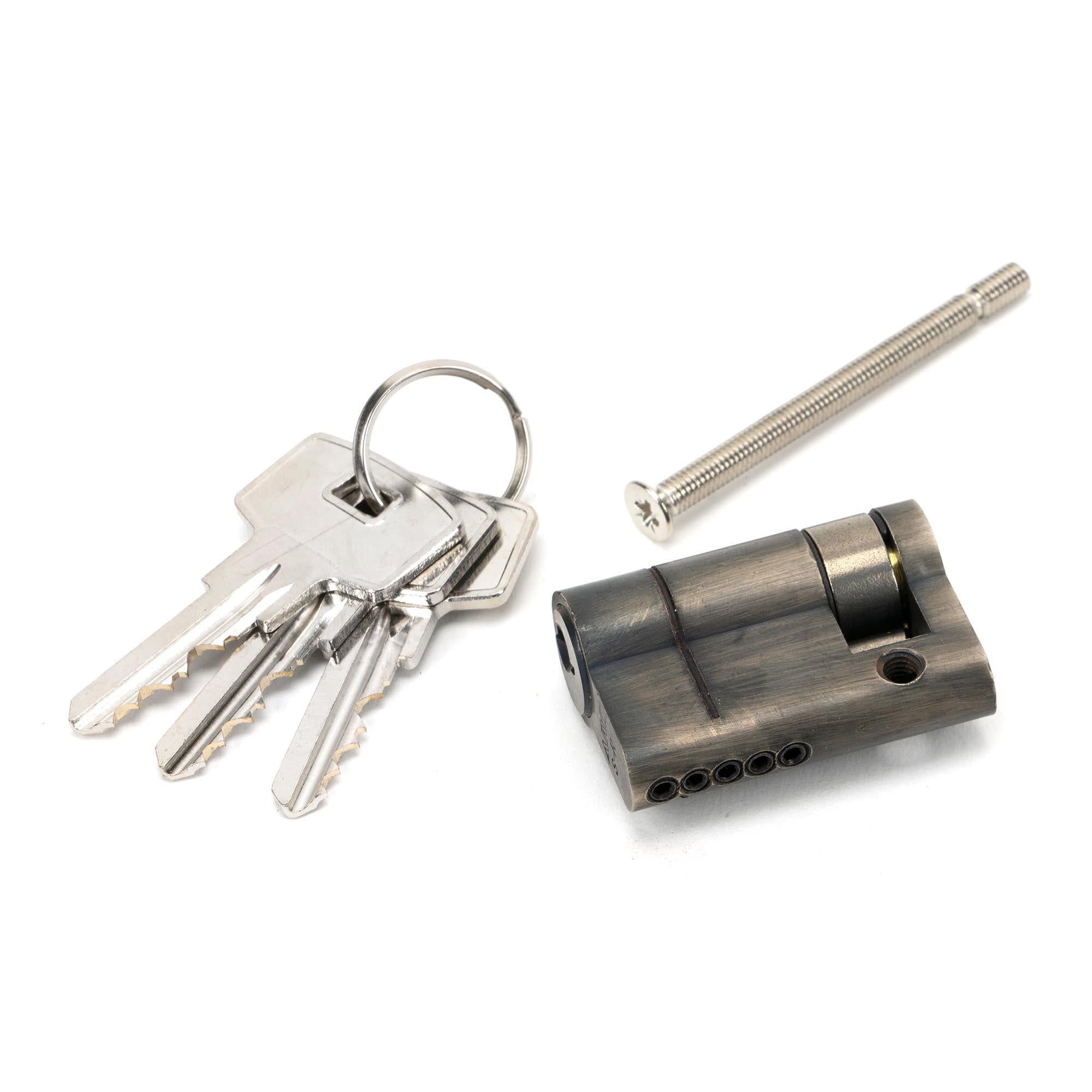 Pewter 35/10 5pin Single Cylinder | From The Anvil - Euro Cylinders - From The Anvil - Yester Home