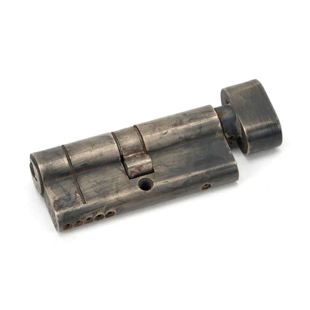 Pewter 35/35 5pin Euro Cylinder/Thumbturn | From The Anvil-Euro Cylinders-Yester Home