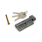 Pewter 35/35 5pin Euro Cylinder/Thumbturn KA | From The Anvil - Euro Cylinders - From The Anvil - Yester Home