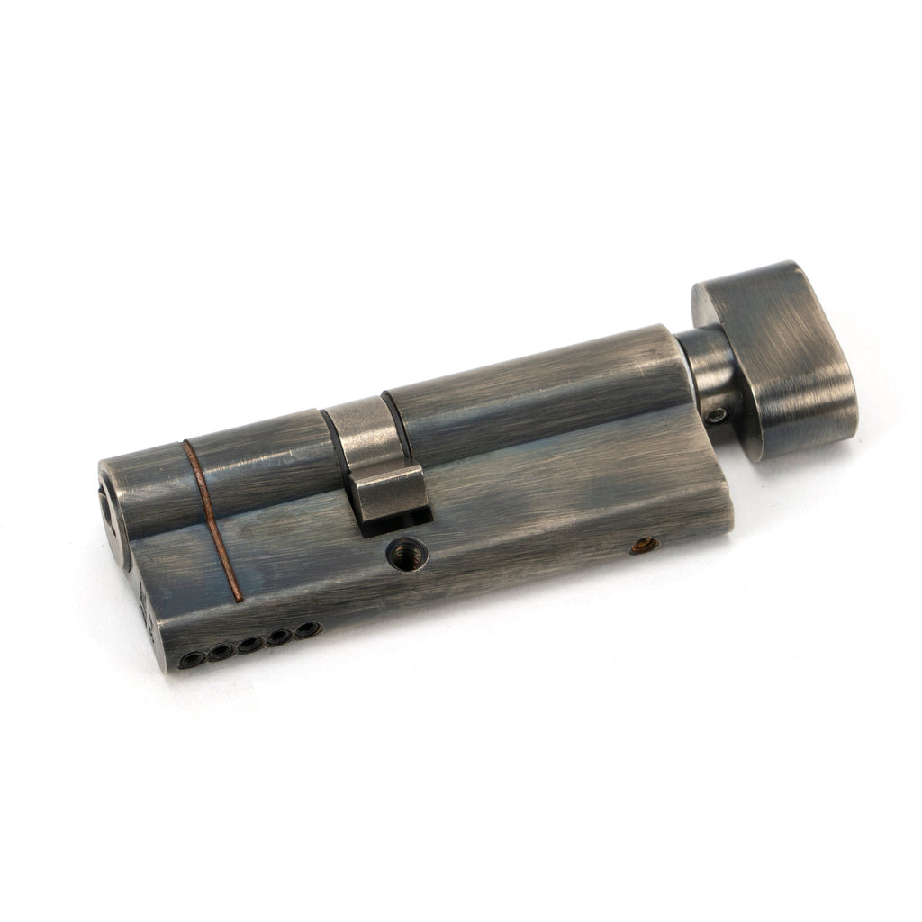 Pewter 35/45T 5pin Euro Cylinder/Thumbturn | From The Anvil-Euro Cylinders-Yester Home
