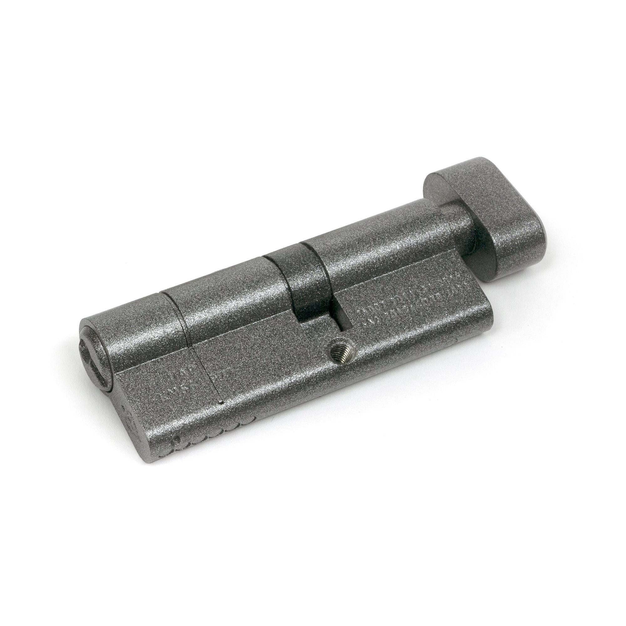 Pewter 35T/45 5pin Euro Cylinder/Thumbturn | From The Anvil - Euro Cylinders - From The Anvil - Yester Home