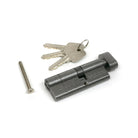 Pewter 35T/45 5pin Euro Cylinder/Thumbturn | From The Anvil - Euro Cylinders - From The Anvil - Yester Home