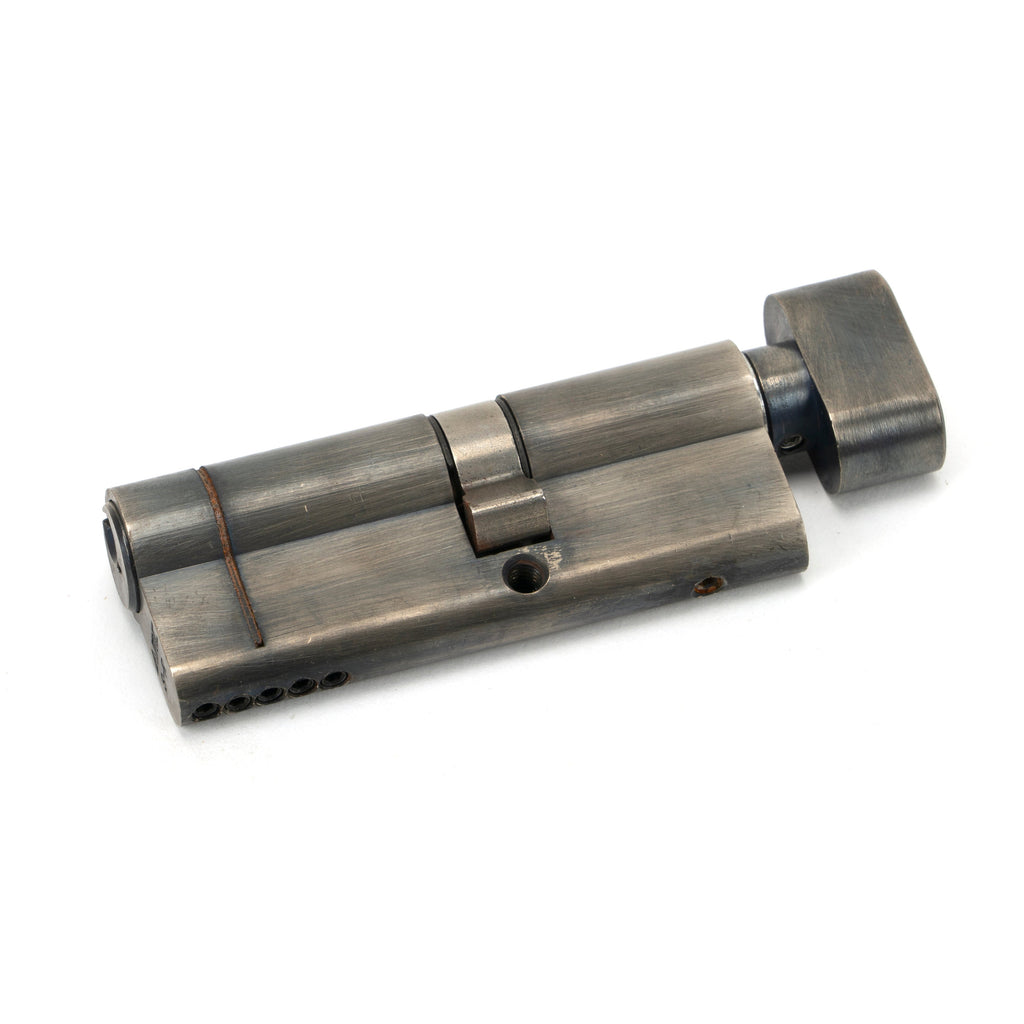 Pewter 35T/45 5pin Euro Cylinder/Thumbturn | From The Anvil-Euro Cylinders-Yester Home