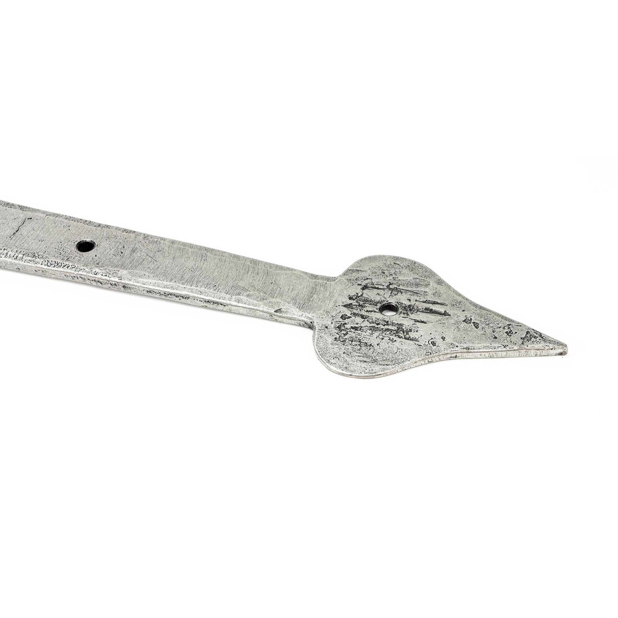 Pewter 36" Barn Door T Hinge (pair) | From The Anvil - T Hinges - From The Anvil - Yester Home