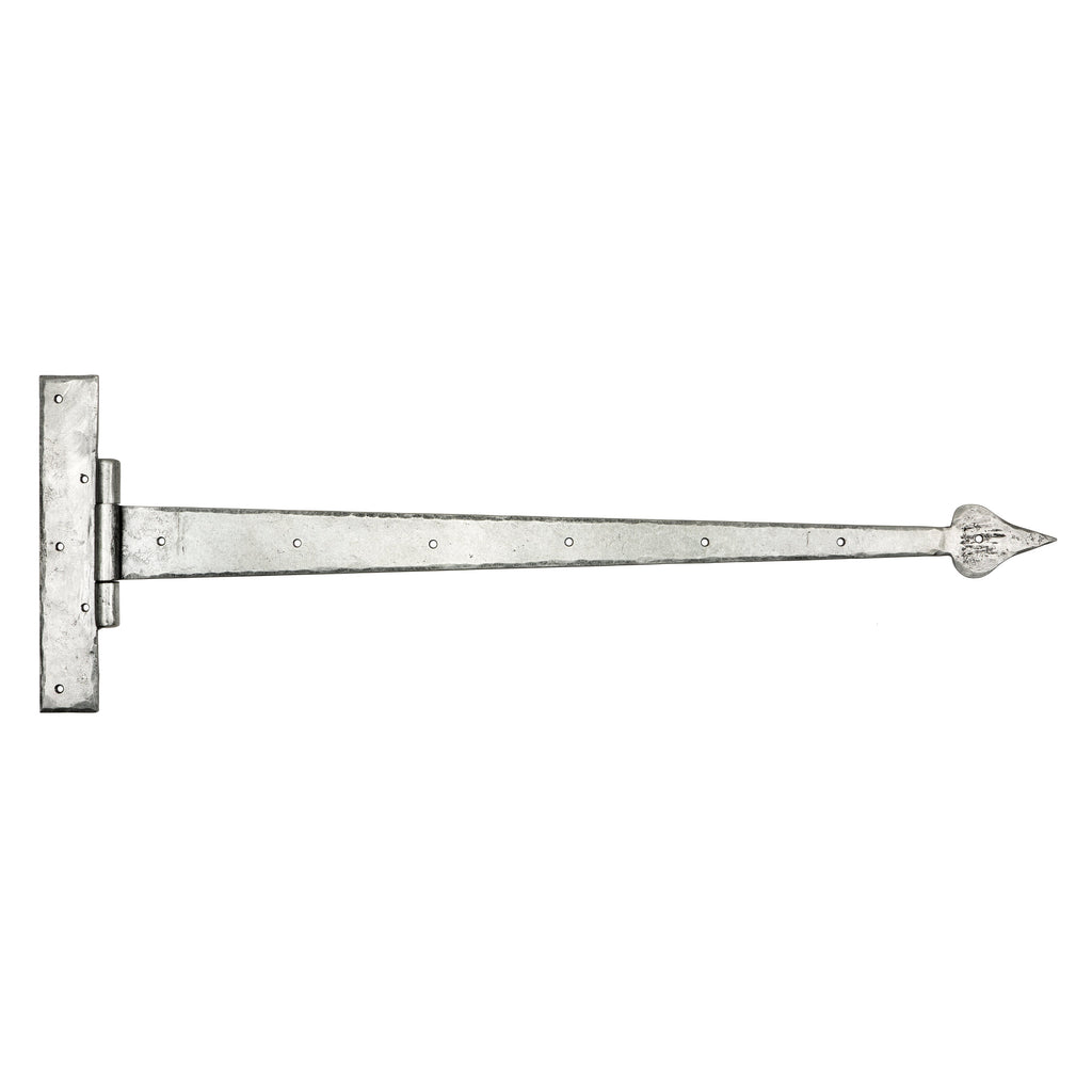 Pewter 36" Barn Door T Hinge (pair) | From The Anvil-T Hinges-Yester Home