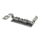 Pewter 4" Cranked Door Bolt | From The Anvil - Bolts - From The Anvil - Yester Home