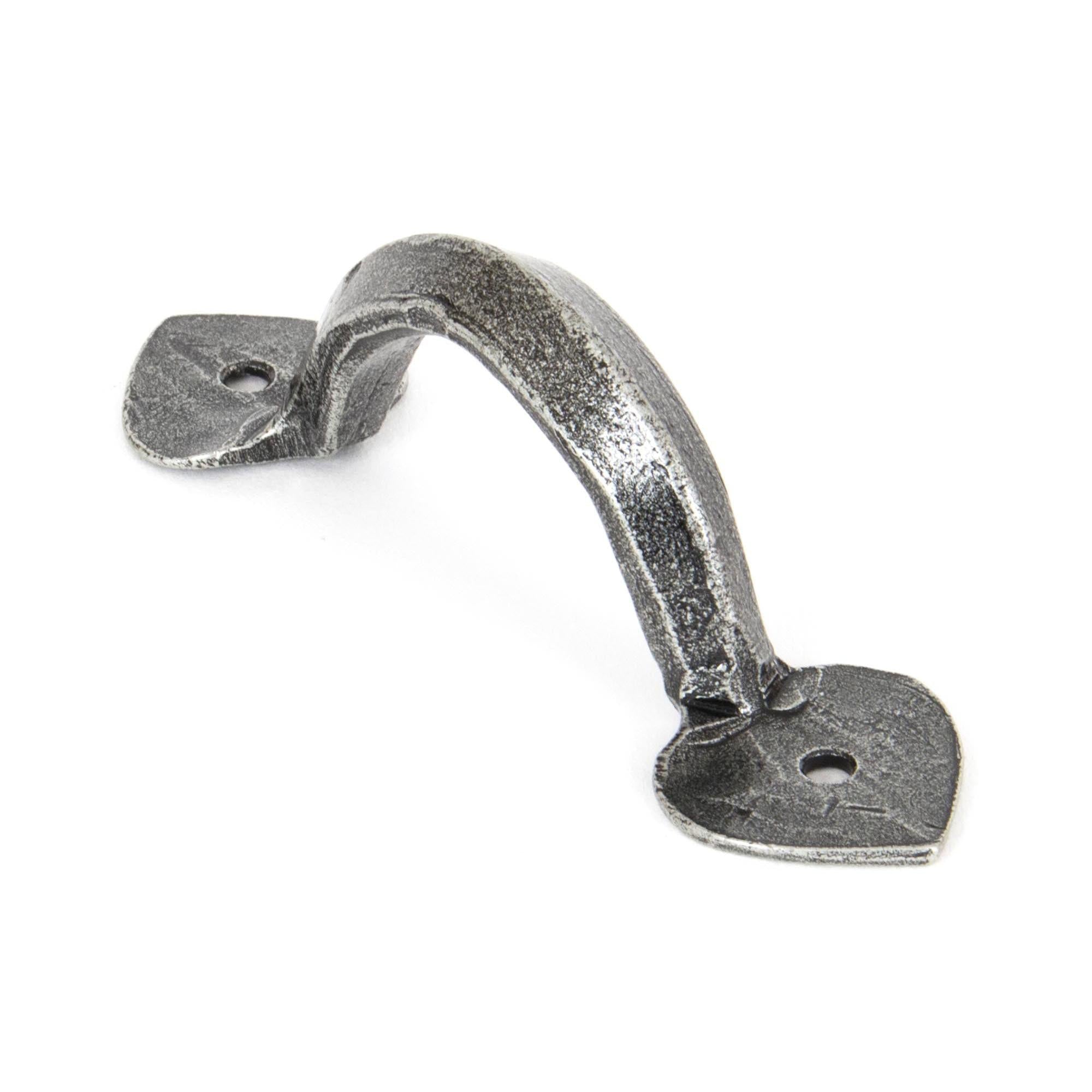 Pewter 4" Gothic D Handle | From The Anvil - D Handles - From The Anvil - Yester Home