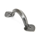 Pewter 4" Gothic D Handle | From The Anvil-D Handles-Yester Home