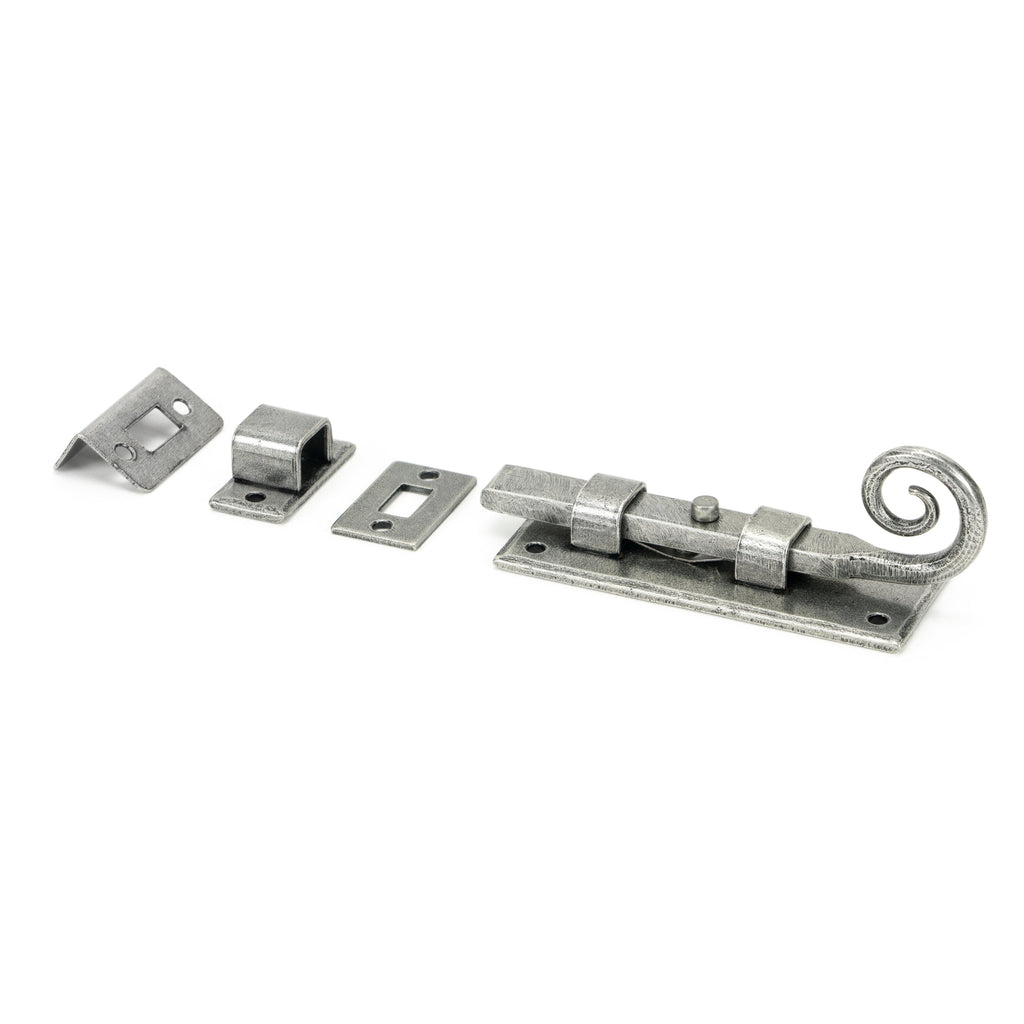 Pewter 4" Monkeytail Universal Bolt | From The Anvil-Bolts-Yester Home