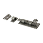 Pewter 4" Straight Knob Bolt | From The Anvil - Bolts - From The Anvil - Yester Home