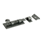Pewter 4" Straight Knob Bolt | From The Anvil - Bolts - From The Anvil - Yester Home