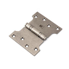Pewter 4" x 3" x 5" Parliament Hinge (pair) ss | From The Anvil - Parliament Hinges - From The Anvil - Yester Home