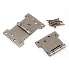 Pewter 4" x 4" x 6" Parliament Hinge (pair) ss | From The Anvil - Parliament Hinges - From The Anvil - Yester Home
