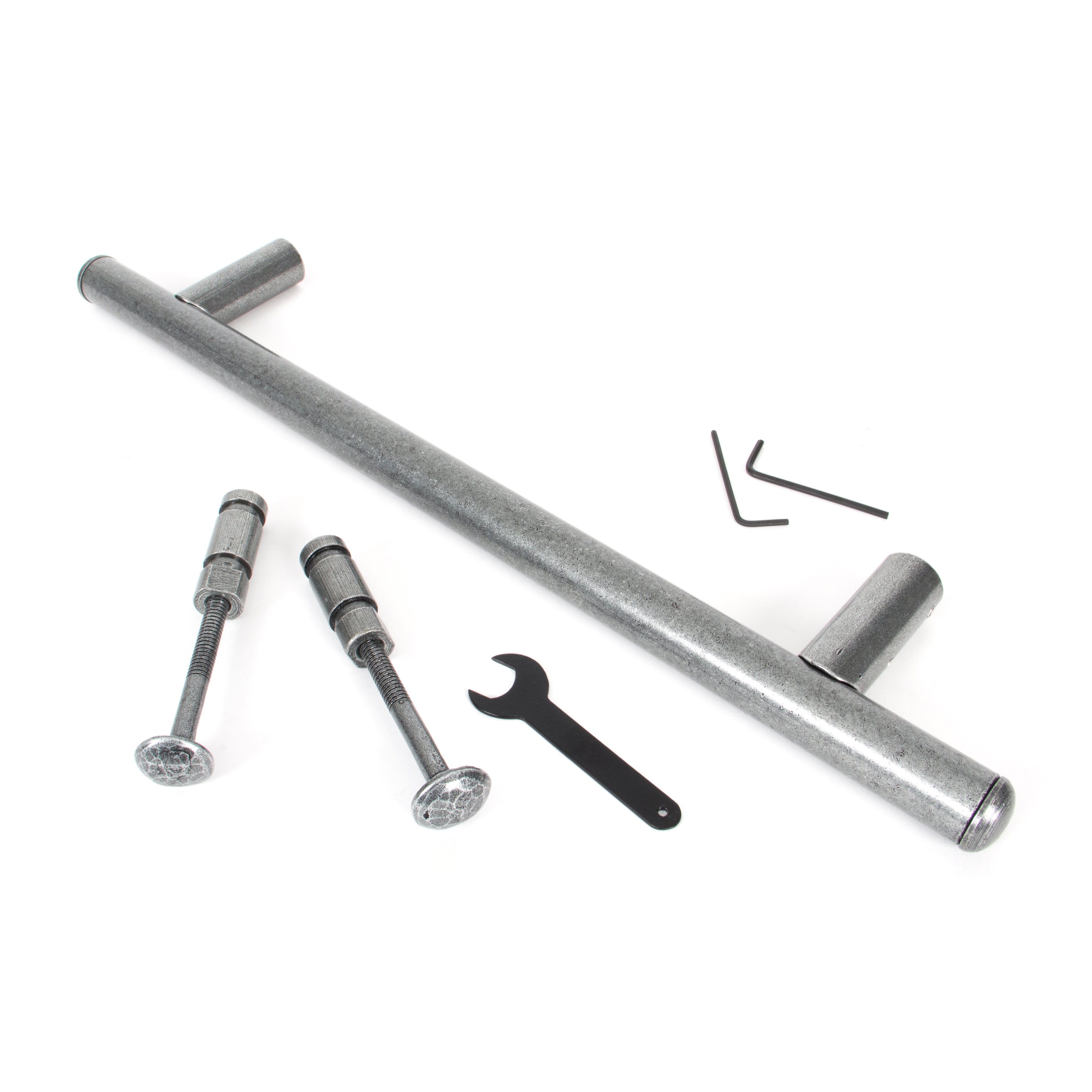 Pewter 400mm Pull Handle | From The Anvil-Pull Handles-Yester Home