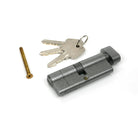 Pewter 40/40 5pin Euro Cylinder/Thumbturn | From The Anvil - Euro Cylinders - From The Anvil - Yester Home