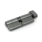 Pewter 40/40 5pin Euro Cylinder/Thumbturn KA | From The Anvil - Euro Cylinders - From The Anvil - Yester Home