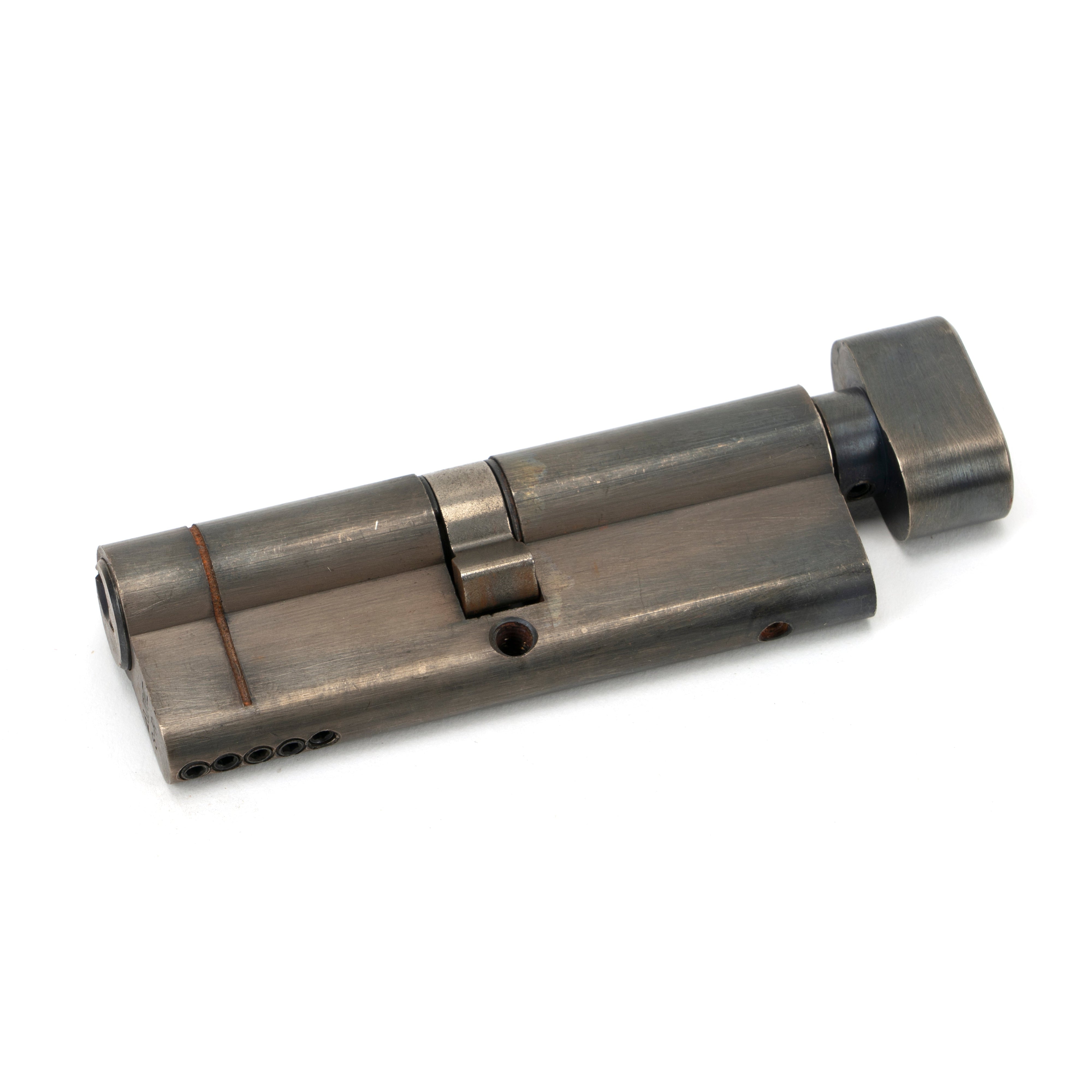 Pewter 45/45 5pin Euro Cylinder/Thumbturn | From The Anvil-Euro Cylinders-Yester Home