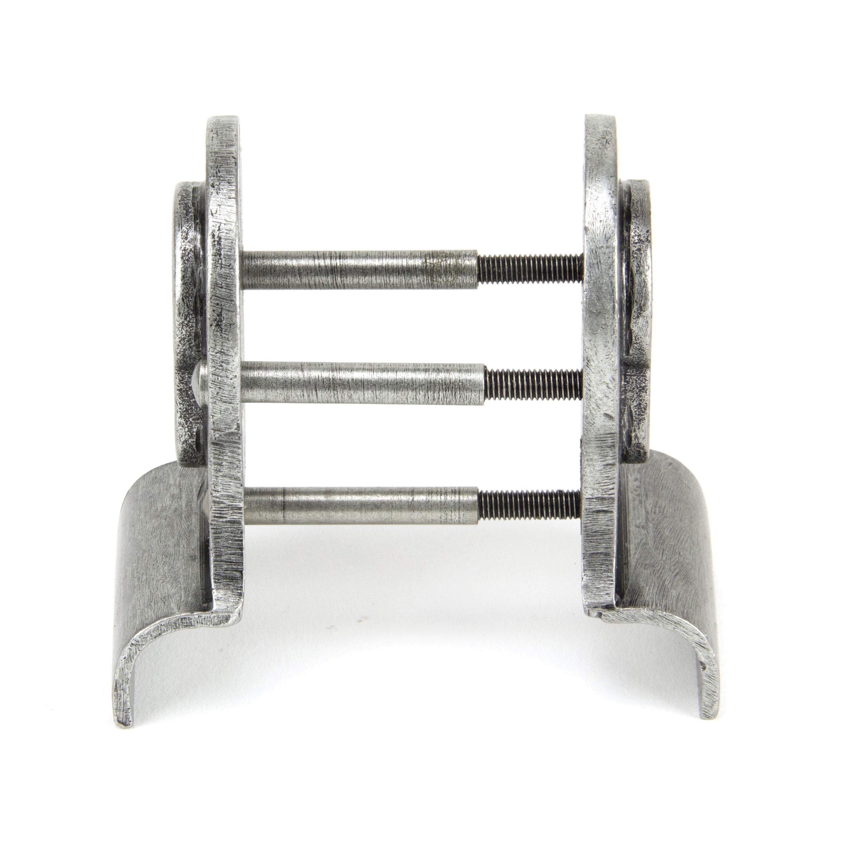 Pewter 50mm Euro Door Pull (Back to Back fixings) | From The Anvil-Euro Pulls-Yester Home