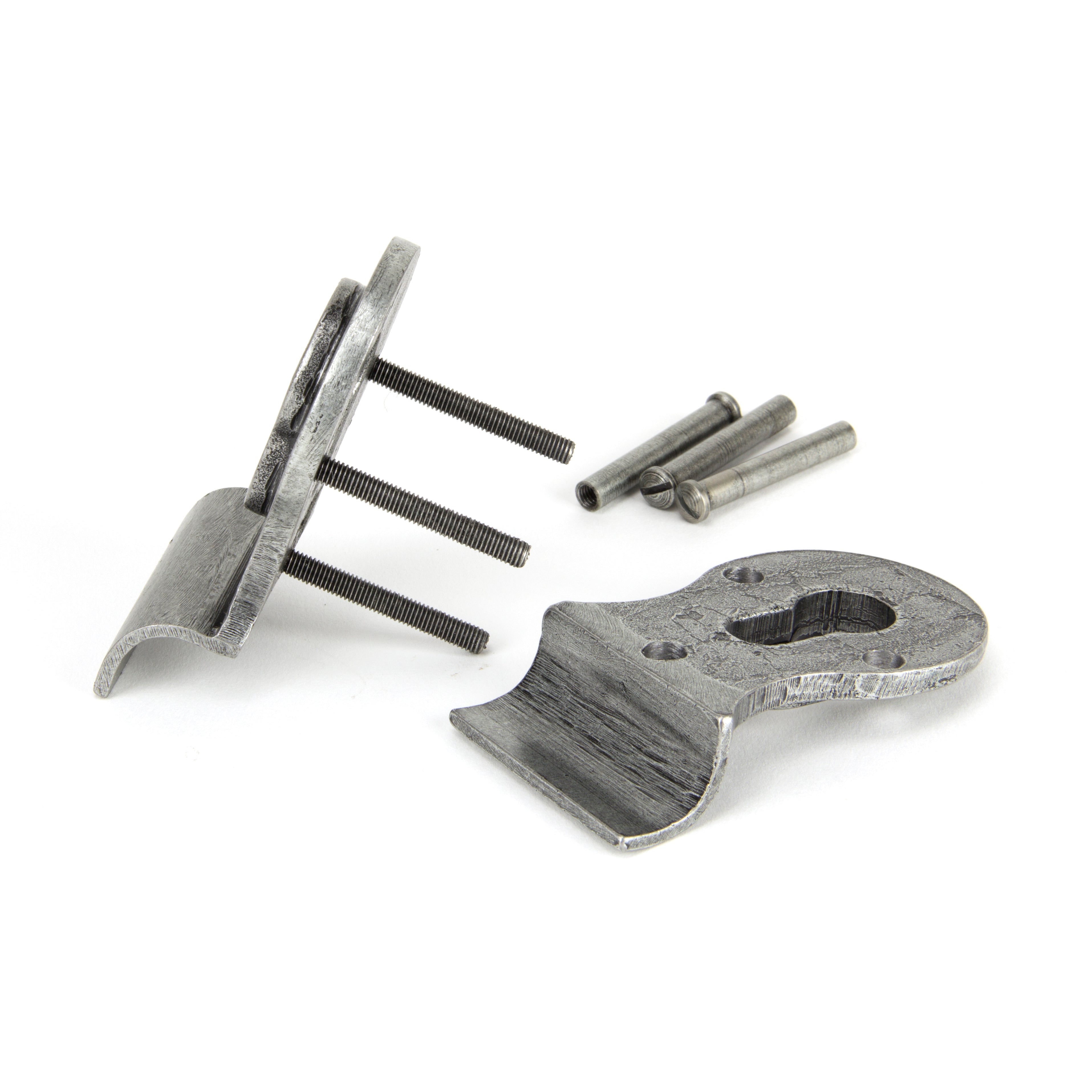 Pewter 50mm Euro Door Pull (Back to Back fixings) | From The Anvil-Euro Pulls-Yester Home