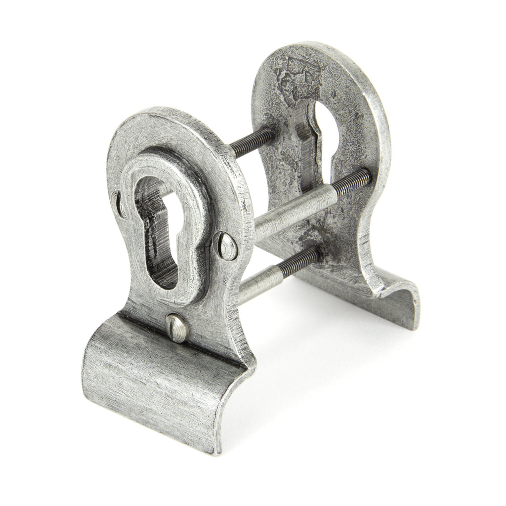 Pewter 50mm Euro Door Pull (Back to Back fixings) | From The Anvil