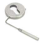 Pewter 52mm Regency Concealed Escutcheon | From The Anvil-Euro Escutcheons-Yester Home