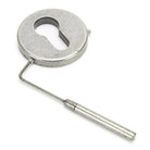 Pewter 52mm Regency Concealed Escutcheon | From The Anvil - Euro Escutcheons - From The Anvil - Yester Home