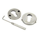 Pewter 52mm Regency Concealed Escutcheon | From The Anvil - Euro Escutcheons - From The Anvil - Yester Home