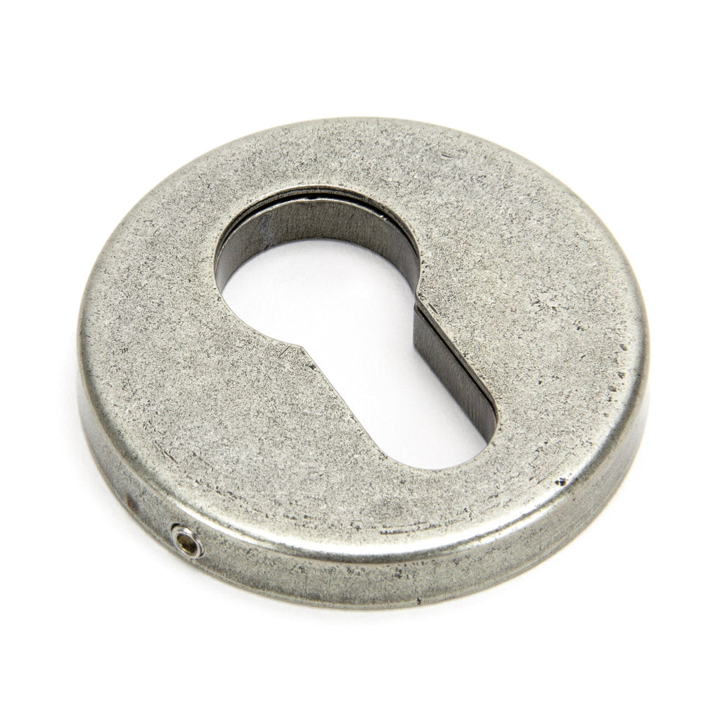 Pewter 52mm Regency Concealed Escutcheon | From The Anvil-Euro Escutcheons-Yester Home