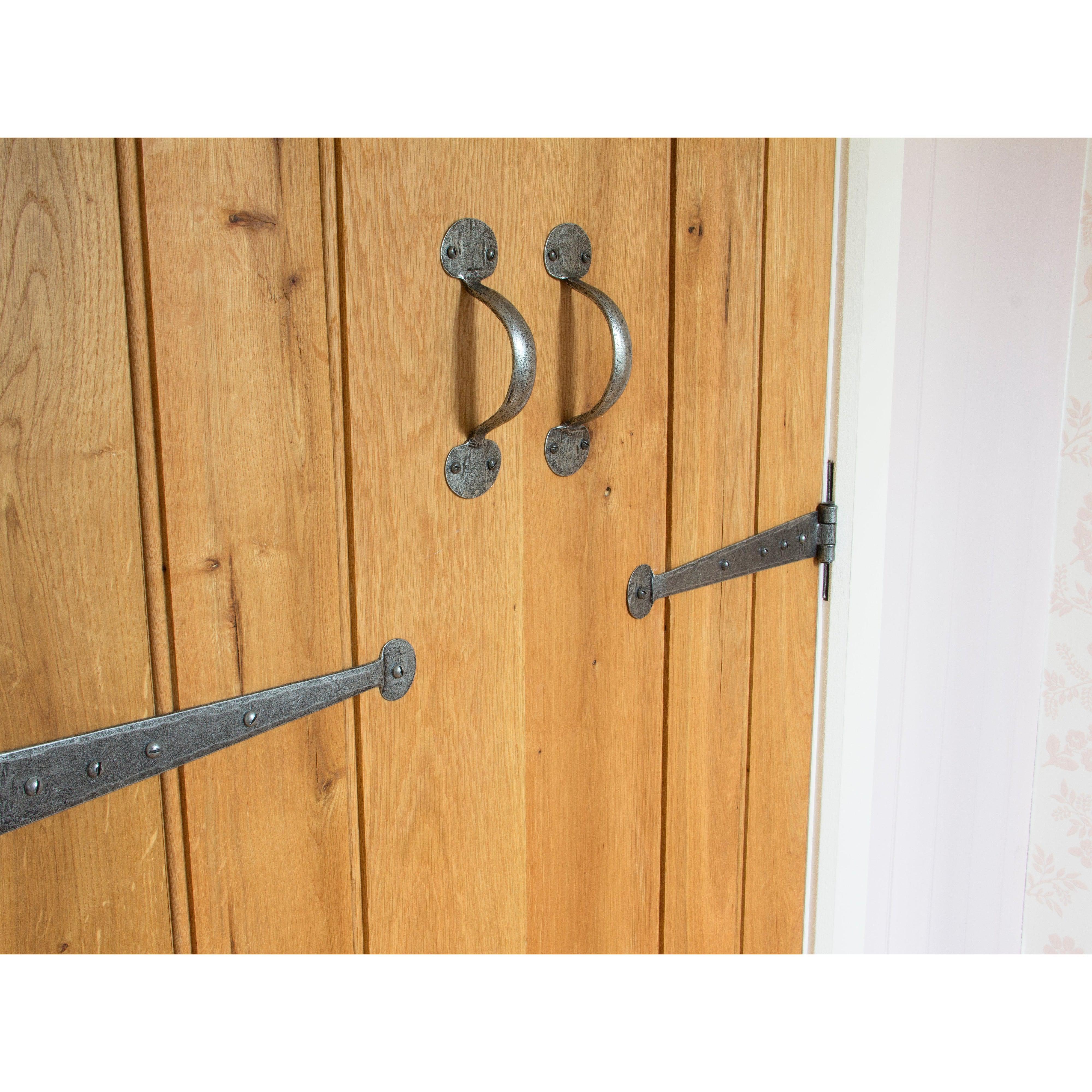 Pewter 6" Bean D Handle | From The Anvil-D Handles-Yester Home