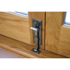 Pewter 6" Cranked Door Bolt | From The Anvil-Bolts-Yester Home
