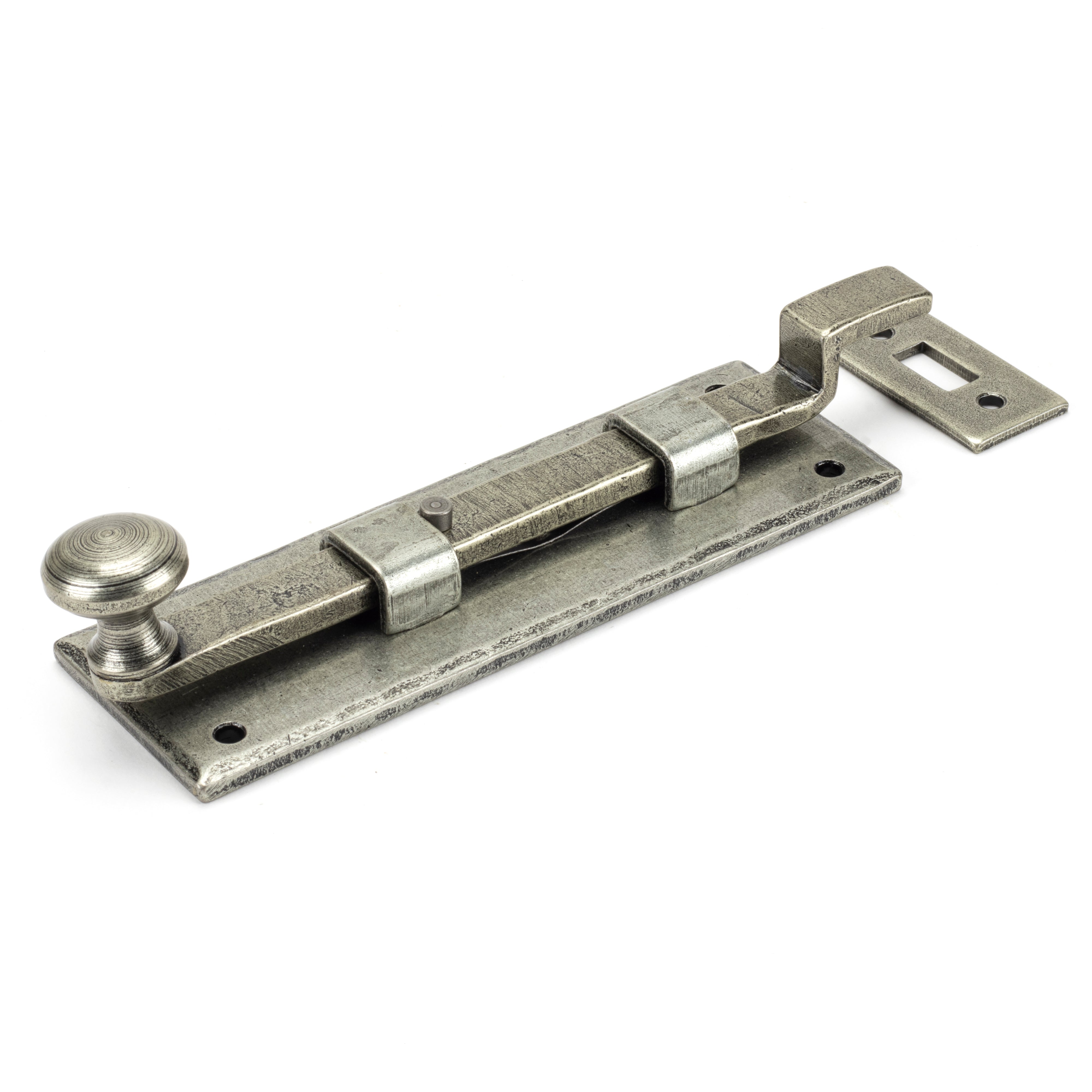 Pewter 6" Cranked Knob Bolt | From The Anvil-Bolts-Yester Home
