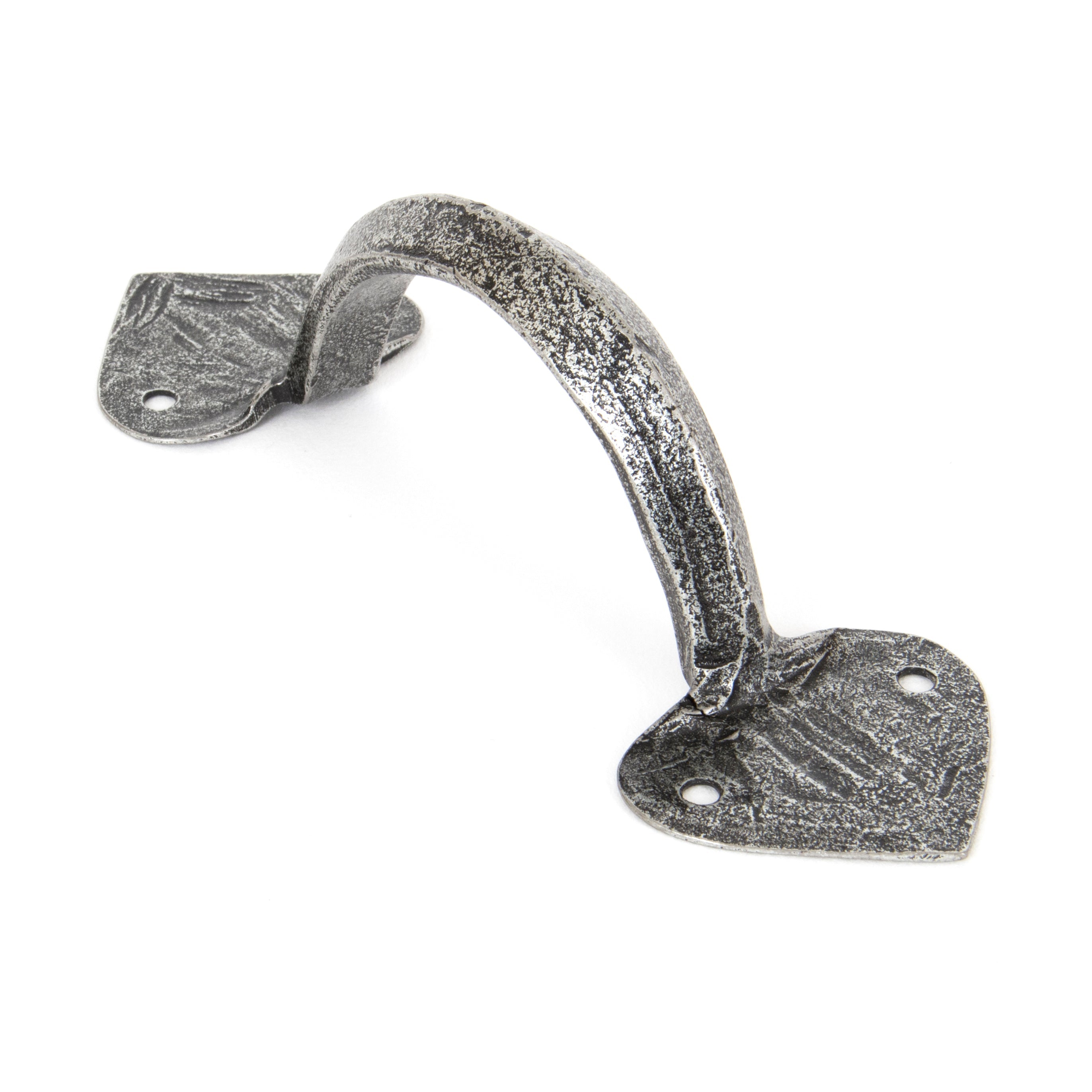 Pewter 6" Gothic D Handle | From The Anvil-D Handles-Yester Home