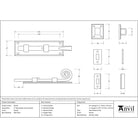 Pewter 6" Monkeytail Universal Bolt | From The Anvil-Bolts-Yester Home