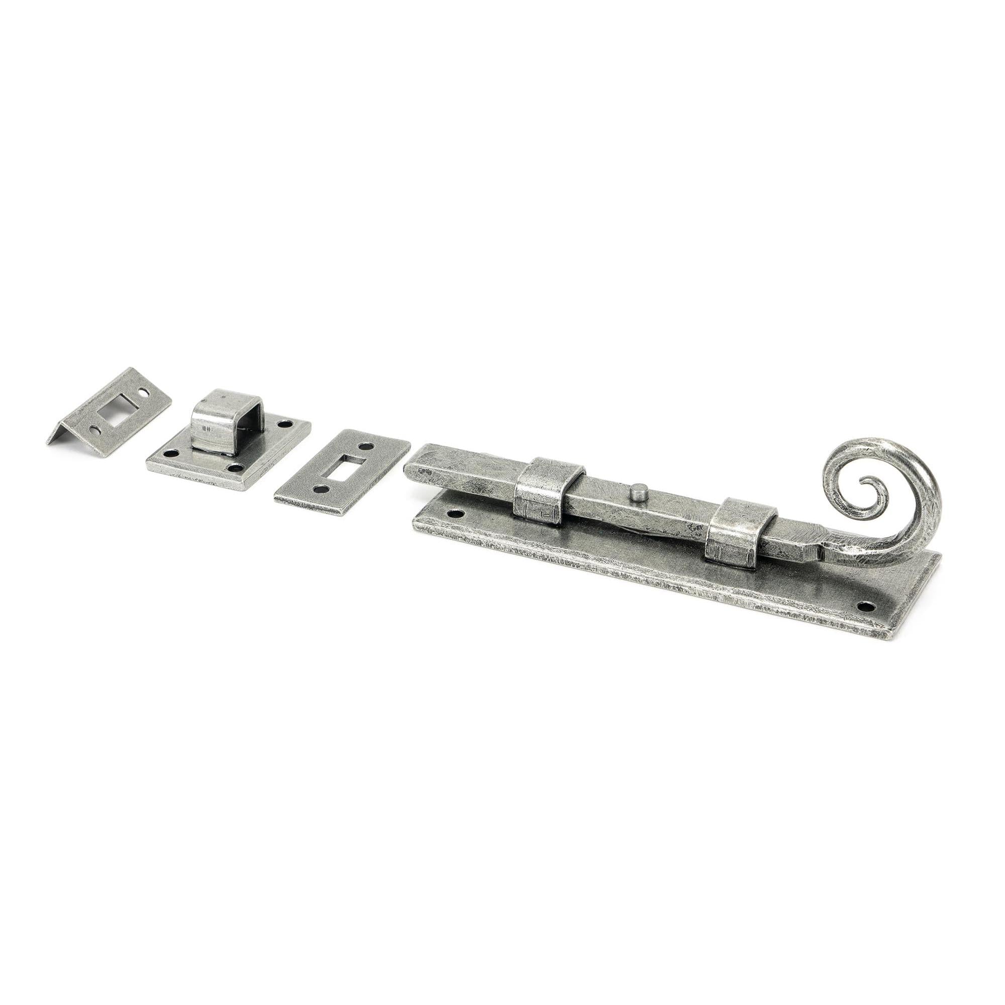 Pewter 6" Monkeytail Universal Bolt | From The Anvil - Bolts - From The Anvil - Yester Home