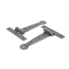 Pewter 6" Penny End T Hinge (pair) | From The Anvil - T Hinges - From The Anvil - Yester Home