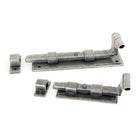 Pewter 6" Straight Door Bolt | From The Anvil-Bolts-Yester Home
