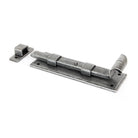 Pewter 6" Straight Door Bolt | From The Anvil - Bolts - From The Anvil - Yester Home