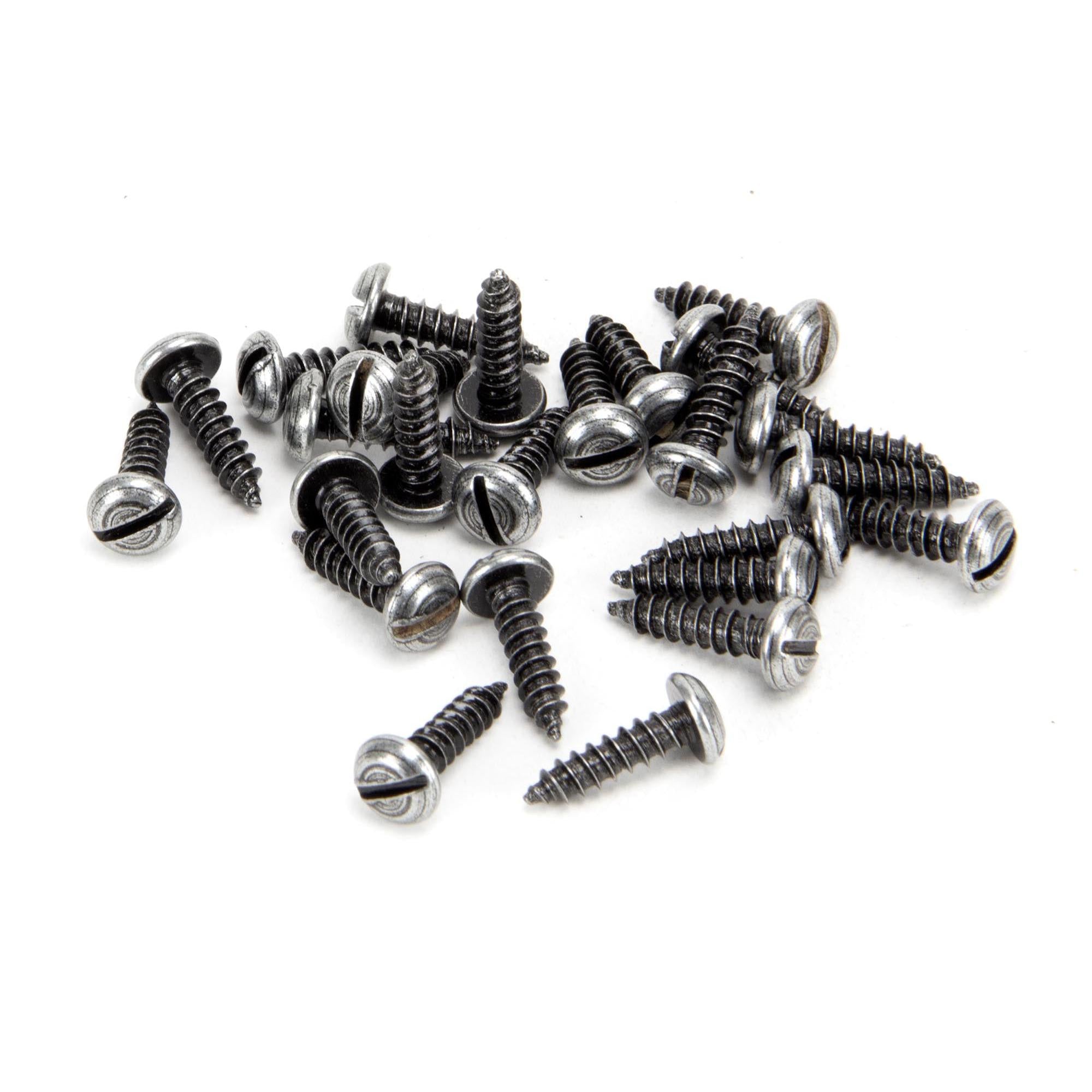 Pewter 6 x 1/2" Round Head Screws (25) | From The Anvil - Screws & Bolts - From The Anvil - Yester Home