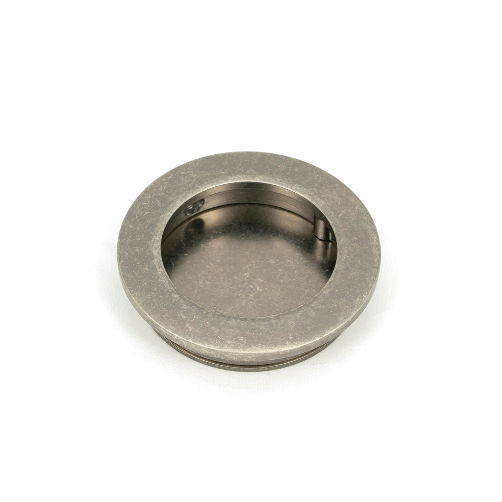 Pewter 60mm Plain Round Pull | From The Anvil-Cabinet Pulls-Yester Home