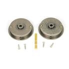Pewter 60mm Plain Round Pull - Privacy Set | From The Anvil - Cabinet Pulls - From The Anvil - Yester Home
