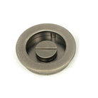 Pewter 60mm Plain Round Pull - Privacy Set | From The Anvil-Cabinet Pulls-Yester Home