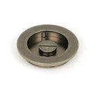 Pewter 75mm Plain Round Pull - Privacy Set | From The Anvil - Cabinet Pulls - From The Anvil - Yester Home