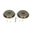 Pewter 75mm Plain Round Pull - Privacy Set | From The Anvil-Cabinet Pulls-Yester Home