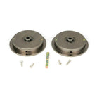 Pewter 75mm Plain Round Pull - Privacy Set | From The Anvil-Cabinet Pulls-Yester Home