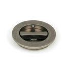Pewter 75mm Plain Round Pull - Privacy Set | From The Anvil - Cabinet Pulls - From The Anvil - Yester Home