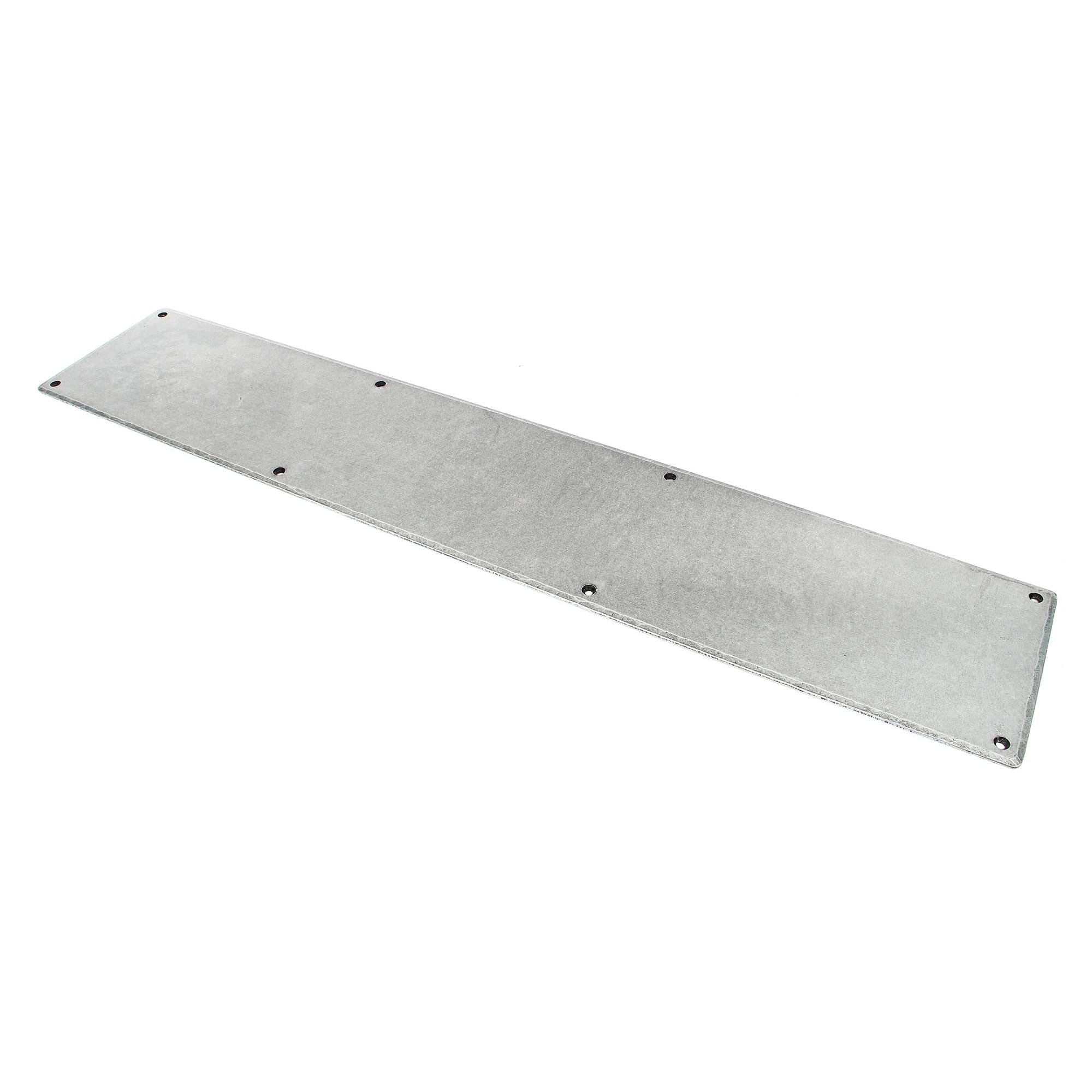 Pewter 780mm x 150mm Kick Plate | From The Anvil - Kickplates - From The Anvil - Yester Home