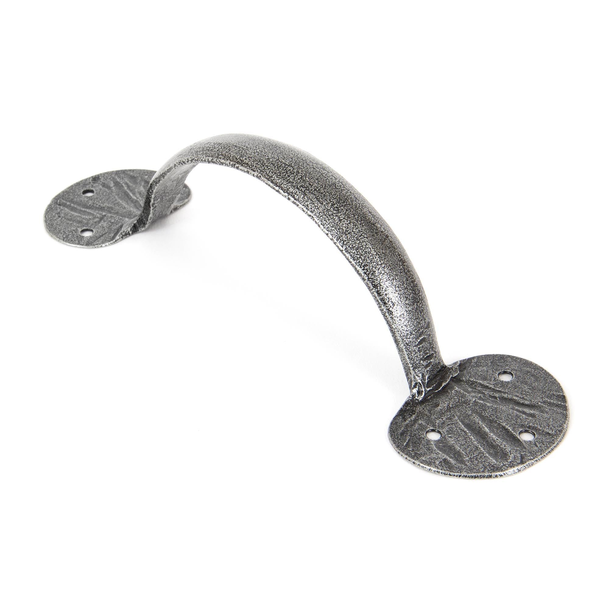 Pewter 8" Bean D Handle | From The Anvil - D Handles - From The Anvil - Yester Home