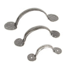 Pewter 8" Bean D Handle | From The Anvil - D Handles - From The Anvil - Yester Home