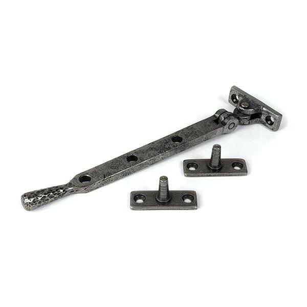 Pewter 8" Hammered Newbury Stay | From The Anvil-Stays-Yester Home