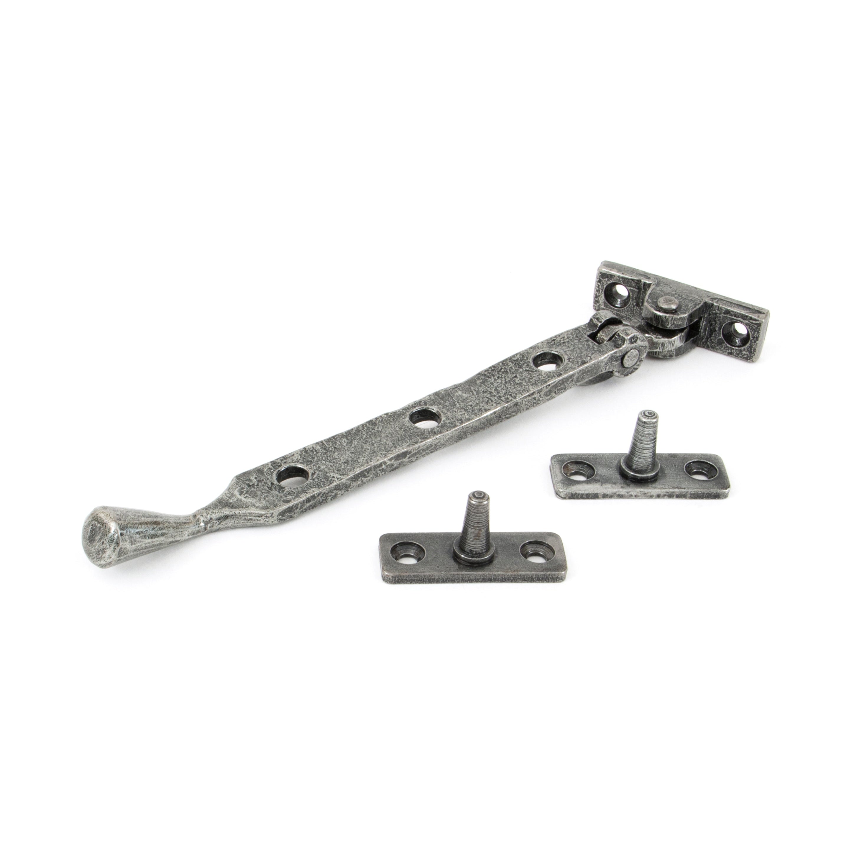 Pewter 8" Peardrop Stay | From The Anvil-Stays-Yester Home